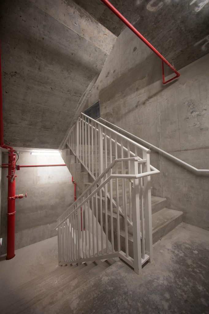 stairwell, stairs, stair rails, guardrails, handrails, steps, stairwell, stairwell, stairwell, stairwell, stairwell