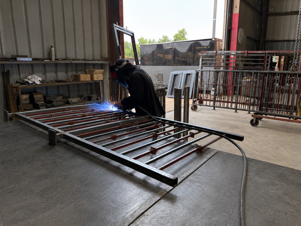 guard-rail-picket-welding
